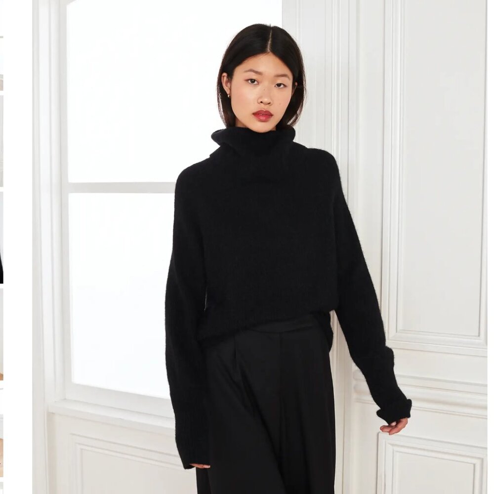 Quince Baby Alpaca-Wool Turtleneck - Large